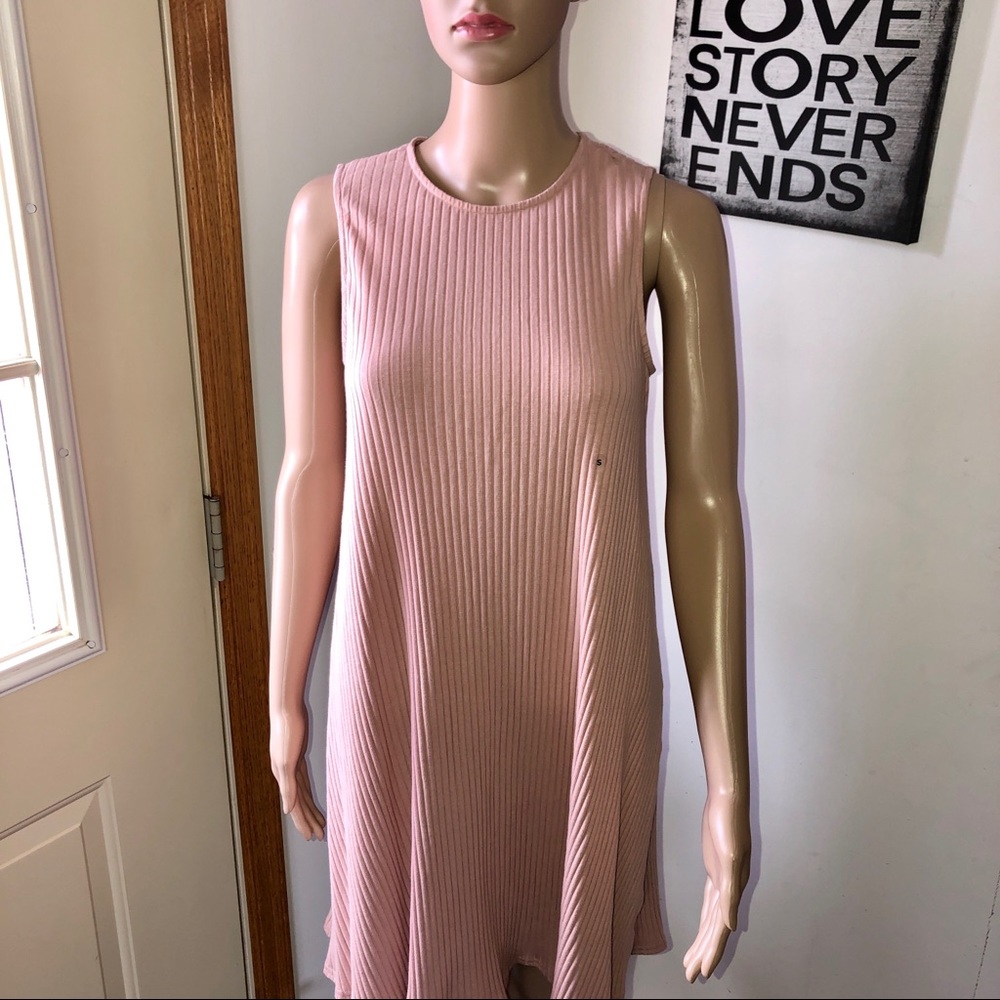 American Eagle blush pink dress